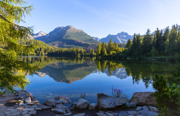 istock morning scene on lake in Tatras 1067861952