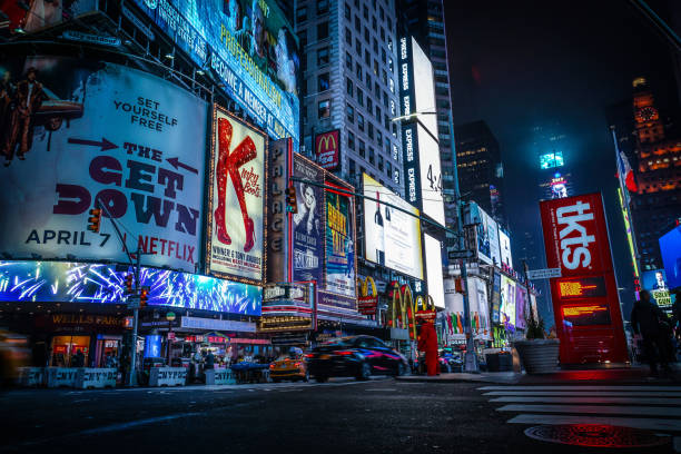 istock Night view of the New York Times Square (TimesSquare) 1067877210