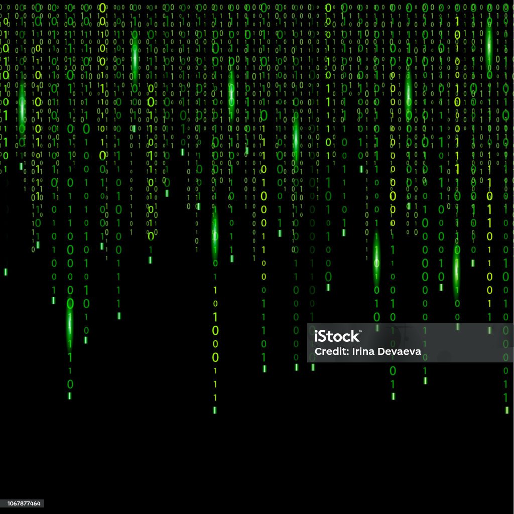 Top Secret Computer Code Matrix Electronic Digital Set Processed Calculations Encrypted Information ...