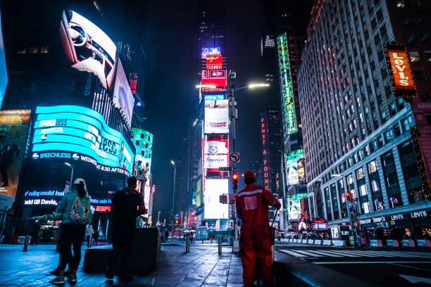 istock Night view of the New York Times Square (TimesSquare) 1067879414