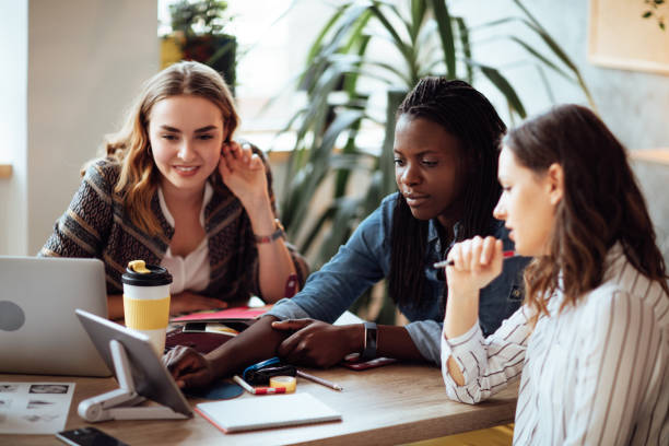 istock Females professional team 1067895102