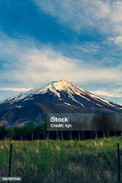 Mtfuji In The Summer Summer Blue Sky Japan Stock Photo - Download Image Now - Beauty, Beauty In Nature, Cloudscape