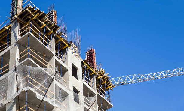 istock Multi-storey building under construction (new residential complex), Moscow, Russia 1067900016