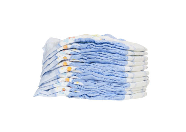 istock stack of baby diapers isolated on white background 1067900586