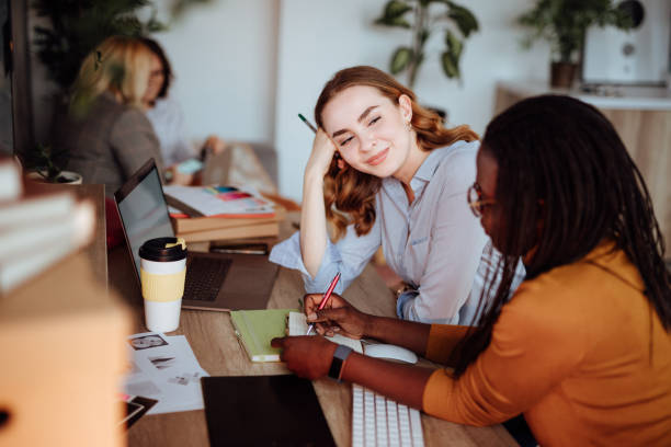 istock Two Businesswomen Working On Computer In Office 1067900872