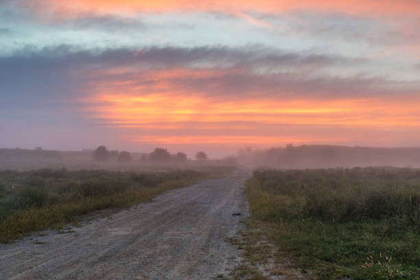istock Sunrise on off-road trail 1067908432