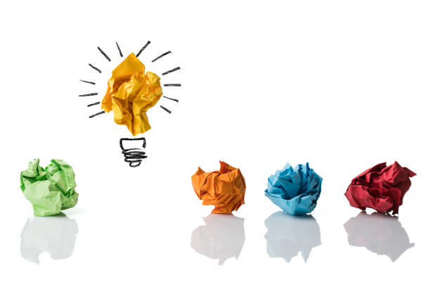 istock crumpled paper symbolizing different solutions with one highlighted as the right 1067927994