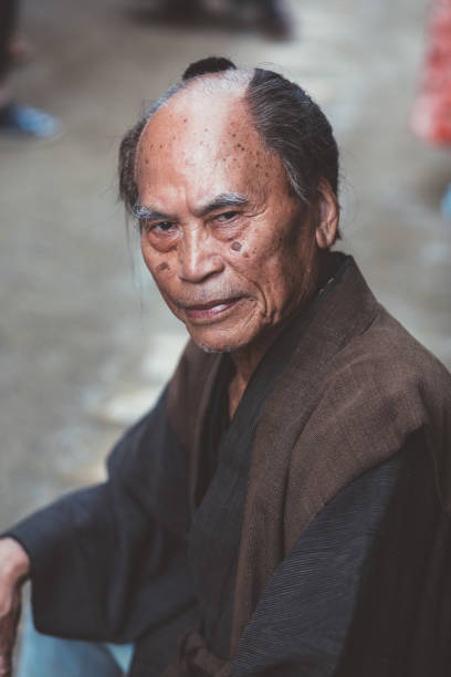 istock Senior japanese man's portrait,edo period 1067956860