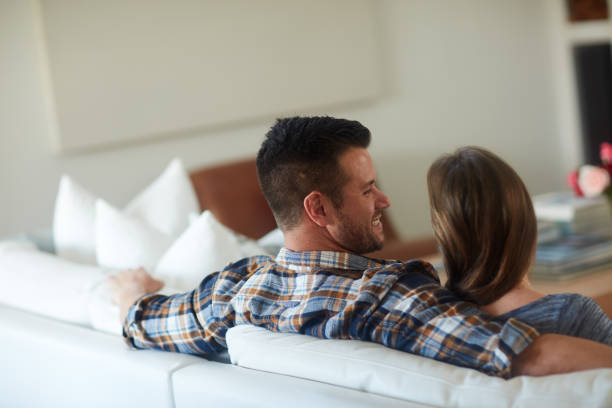 istock Comfy on the couch about to watch some shows 1067957310