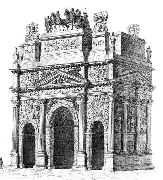 istock Roman Arc de Triomphe in Orange, Southern France 1067958502