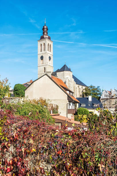 kirche des heiligen jakobus, kutna hora, tschechien - 11998 stock-fotos und bilder