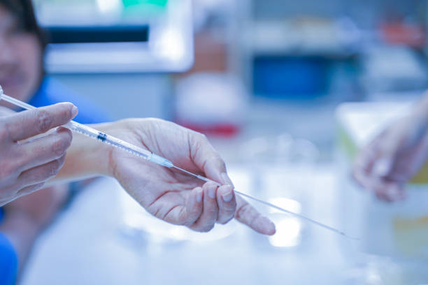 istock Cryopreservation sperm freezing storage in the capillary tube. 1067982822