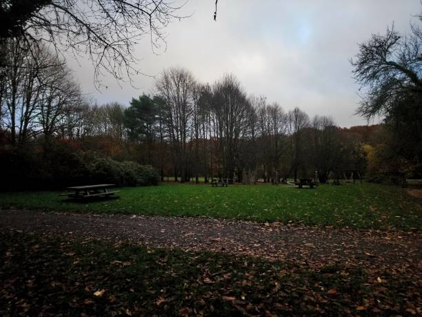 istock Picnic area near Hamble river 1067984154