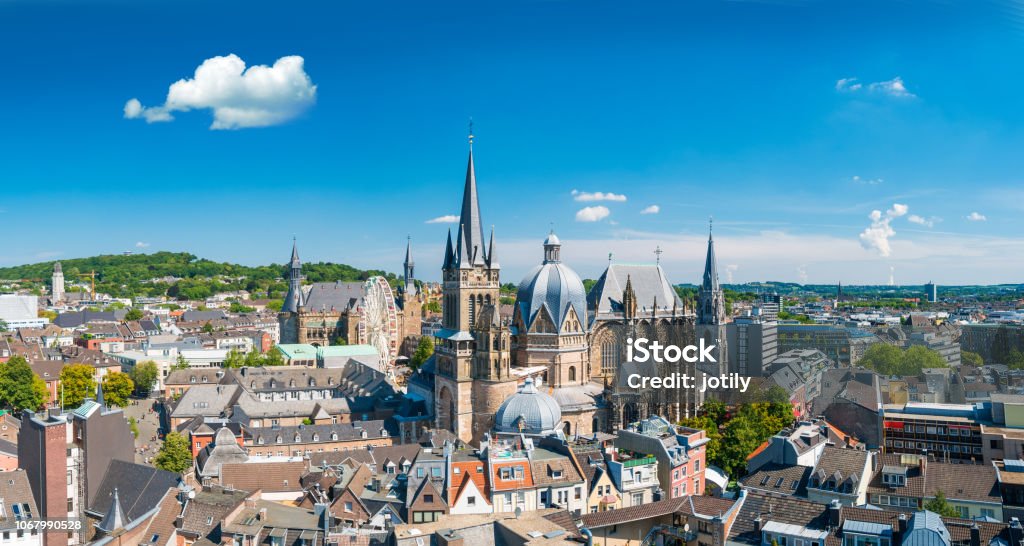 Stadt Aachen, Deutschland - Lizenzfrei Aachen Stock-Foto