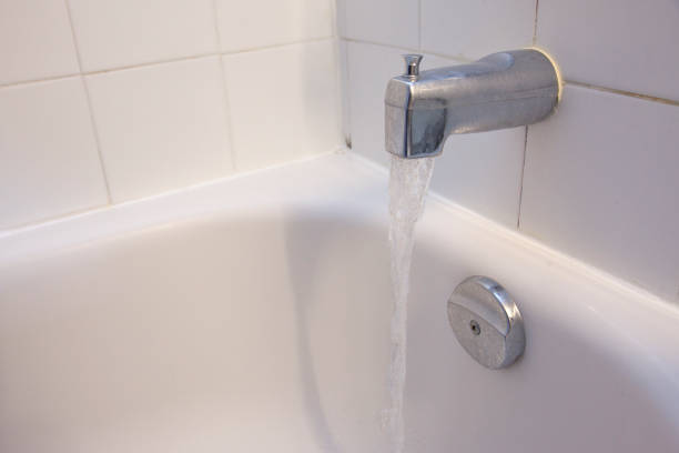 istock Faucet in the bathtub 1067993828