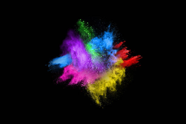 istock abstract colored dust explosion on a black background.abstract powder splatted background,Freeze motion of color powder exploding/throwing color powder, multicolored glitter texture. 1067997626