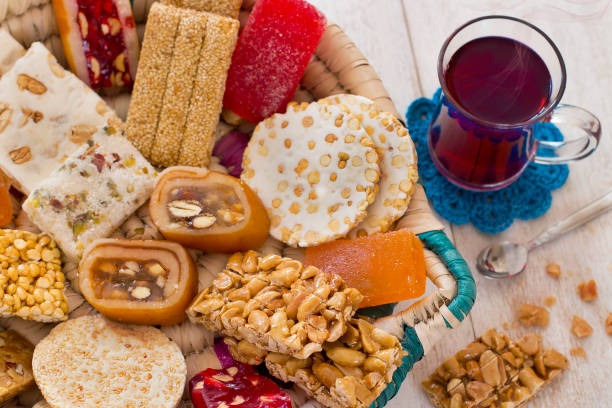 istock Collection of Beans Candies and Sweets ( Mawlid Halawa ) 1068006960