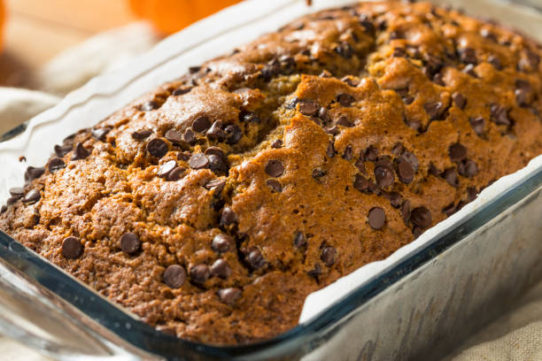 Homemade Chocolate Chip Pumpkin Bread