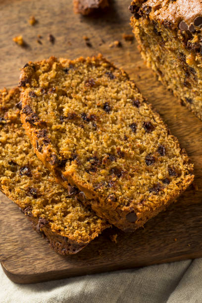 istock Homemade Chocolate Chip Pumpkin Bread 1068010020