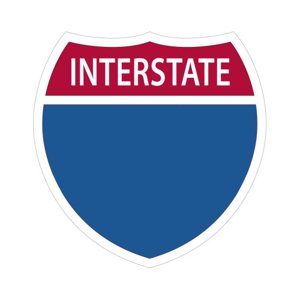 Interstate Highway Signs. Interstate Highway Signs - US ROAD SIGN VECTOR EPS 10. american interstate stock illustrations