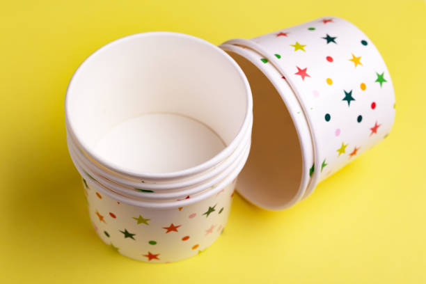 istock Recycling bright and colorful paper cups 1068031842