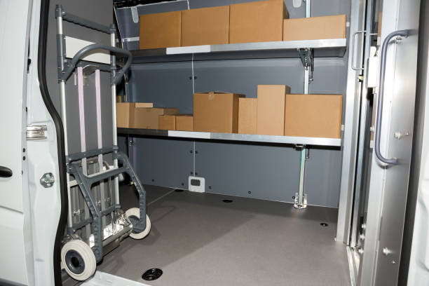 istock Delivery truck interior 1068036414