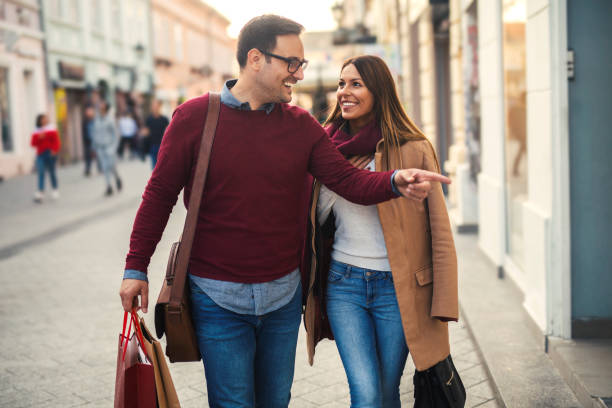 istock Couple at shopping 1068050510