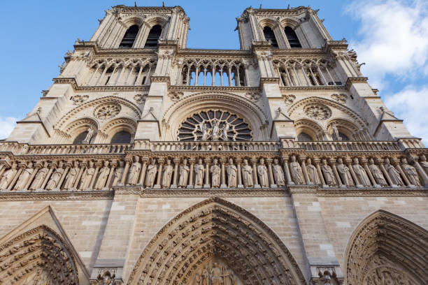 istock Facade of  Notre-Dame 1068093798