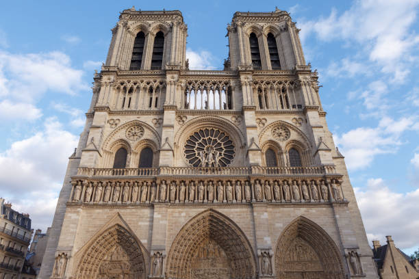 istock Facade of  Notre-Dame 1068093818
