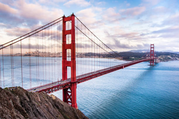 istock Sunset view of Golden Gate Bridge 1068101598