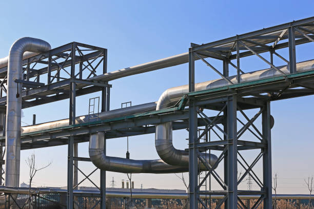 istock The pipeline on the industrial equipment 1068108034