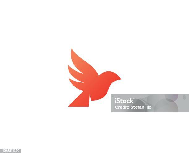 Bird Icon Stock Illustration - Download Image Now - Sparrow, Icon Symbol, Abstract