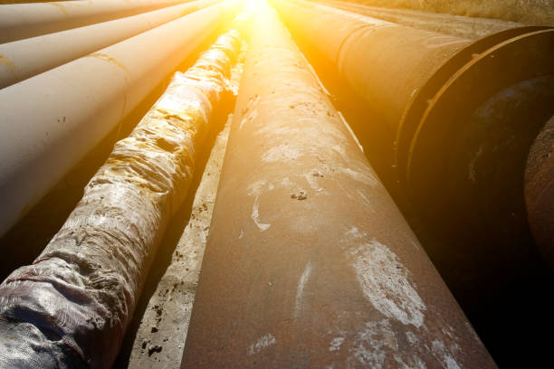 istock The pipeline on the industrial equipment 1068111562