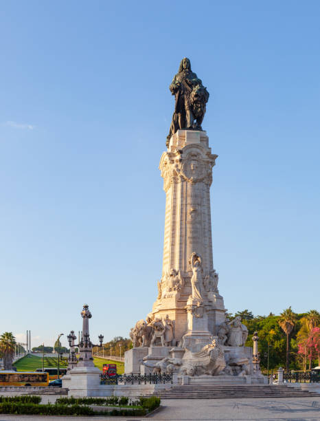 marques fazer estátua de pombal - marquis - fotografias e filmes do acervo