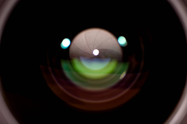 istock Lens and aperture of SLR camera 1068132700