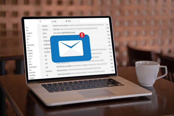 istock Mail Communication Connection message to mailing contacts phone Global Letters Concept 1068143870