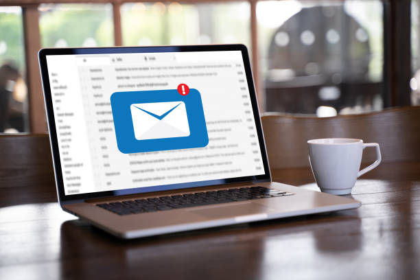 istock Mail Communication Connection message to mailing contacts phone Global Letters Concept 1068144082
