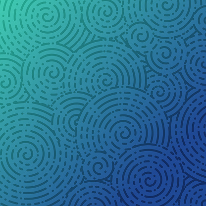 Abstract spiral blue background.