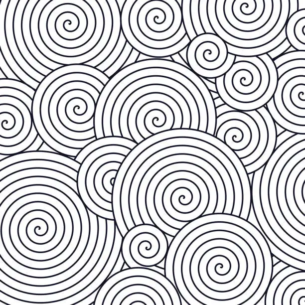 Vector illustration of Spiral Abstract