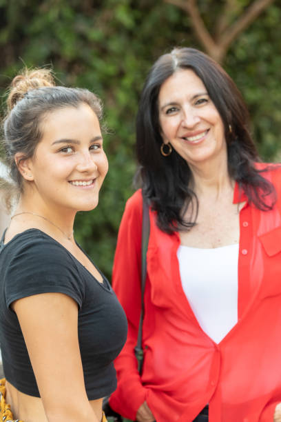 istock Mature woman posing with her daughter 1068161714