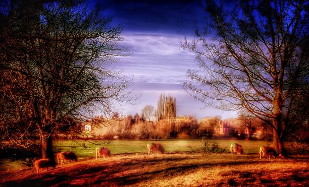 istock hallucination dreamlike mystical fantasy landscape - psychedelic filtered image 1068234734