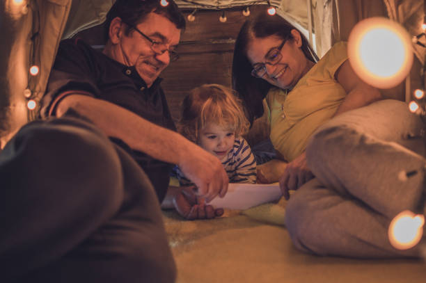 istock Playful night with grandparents 1068234884
