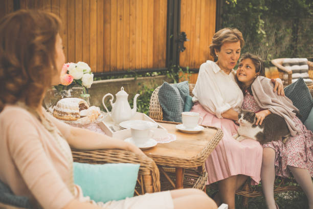 istock Multi-generation family enjoying in the garden 1068248594