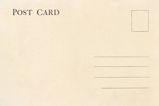 istock Backside of blank postcard with dirty stain 1068254310