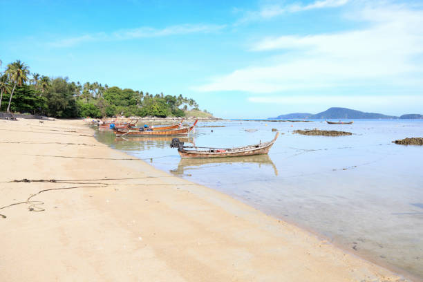 istock Fishing boats in the harbor 1068254508