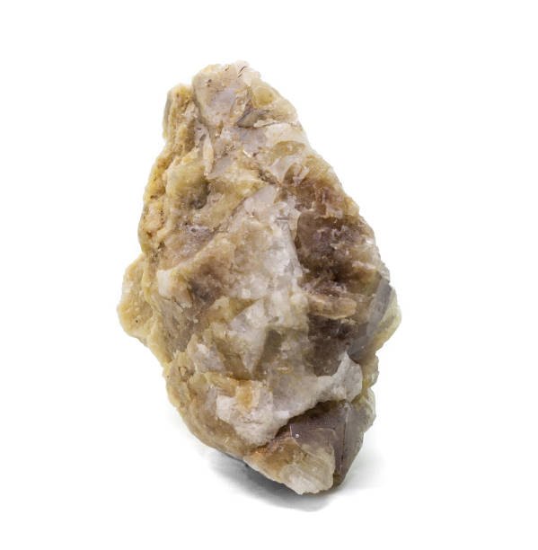 istock Natural untreated piece of hackmanite on a white background isolated 1068254548