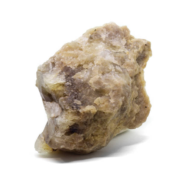 istock Natural untreated piece of hackmanite on a white background isolated 1068255910