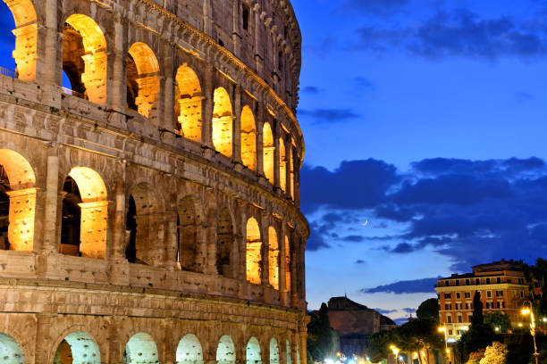 istock Colosseum at night, Rome 1068260670