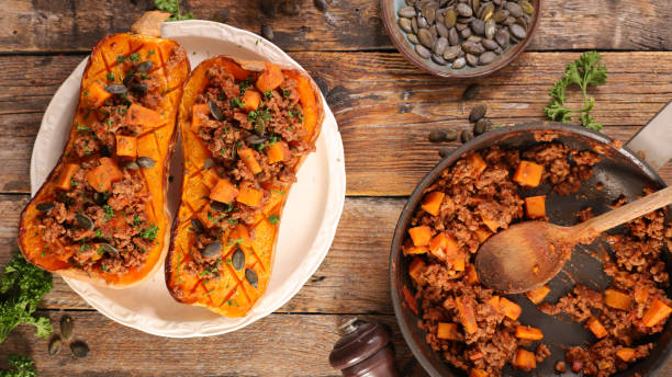 Moranga Recheada Fácil: Carne Moída e Requeijão no Forno - receita deliciosa profissional - passo 1