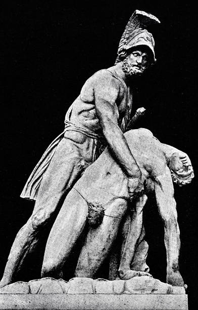 istock Aias with the body of Achilles 1068267984